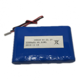 22.2V 2200mAh 6S1P battery pack