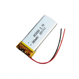 402050 380mAh Li polymer battery  