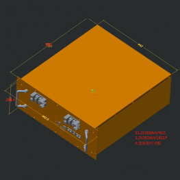 48V 200Ah ESS LiFePO4 battery pack 