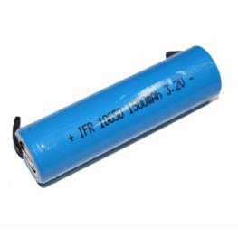 Futon Energy 18650 3.2V 1500mAh LiFePO4 battery with nickel plate